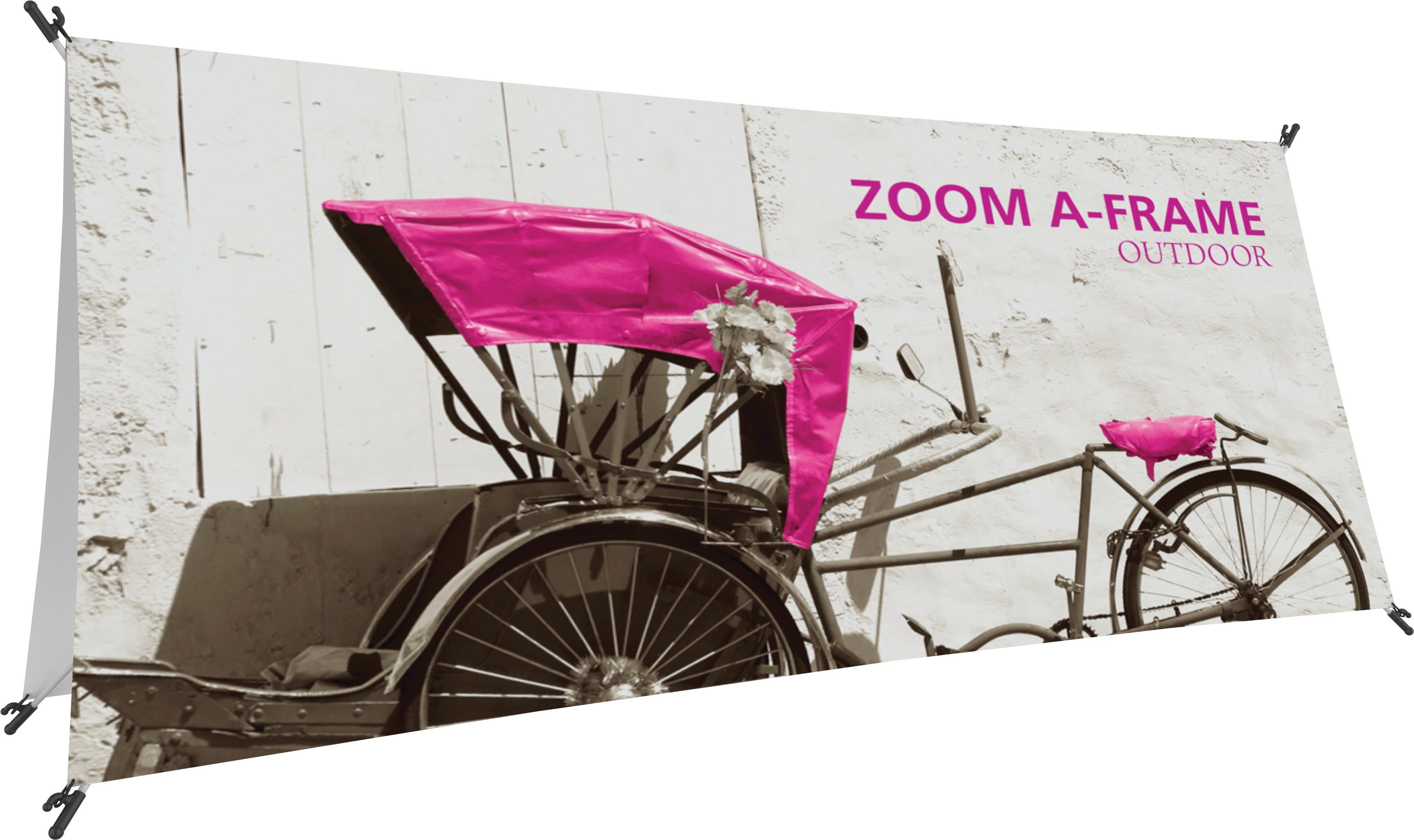 Zoom A-Frame Banner