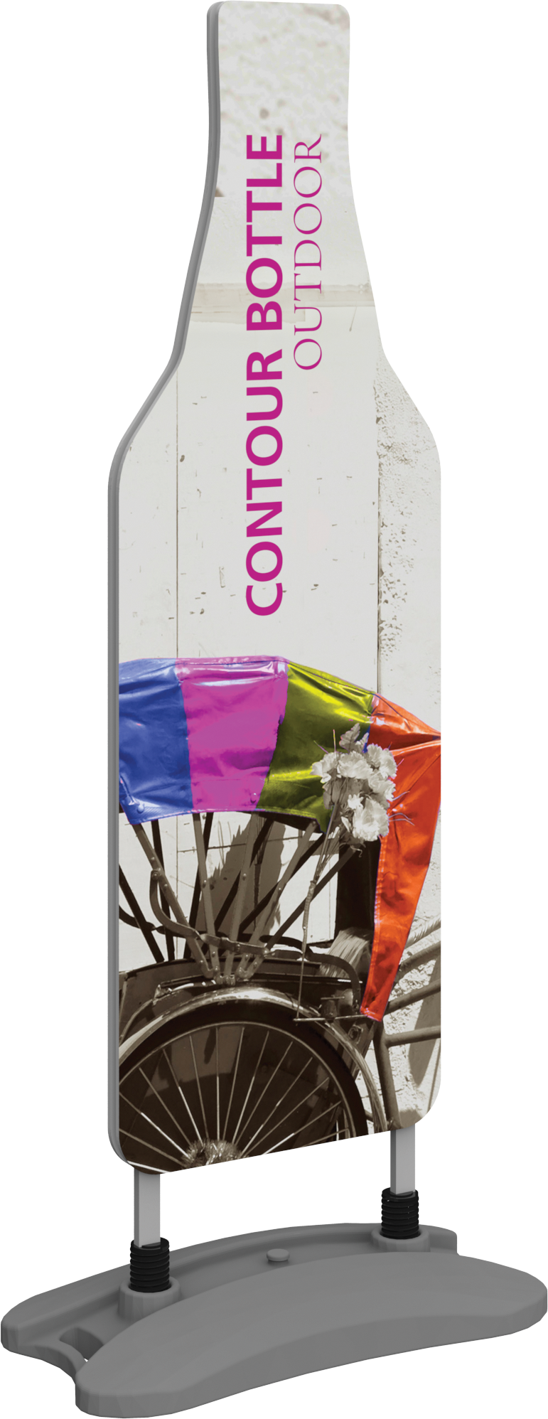 Contour Outdoor Sign Bottle - Water Base