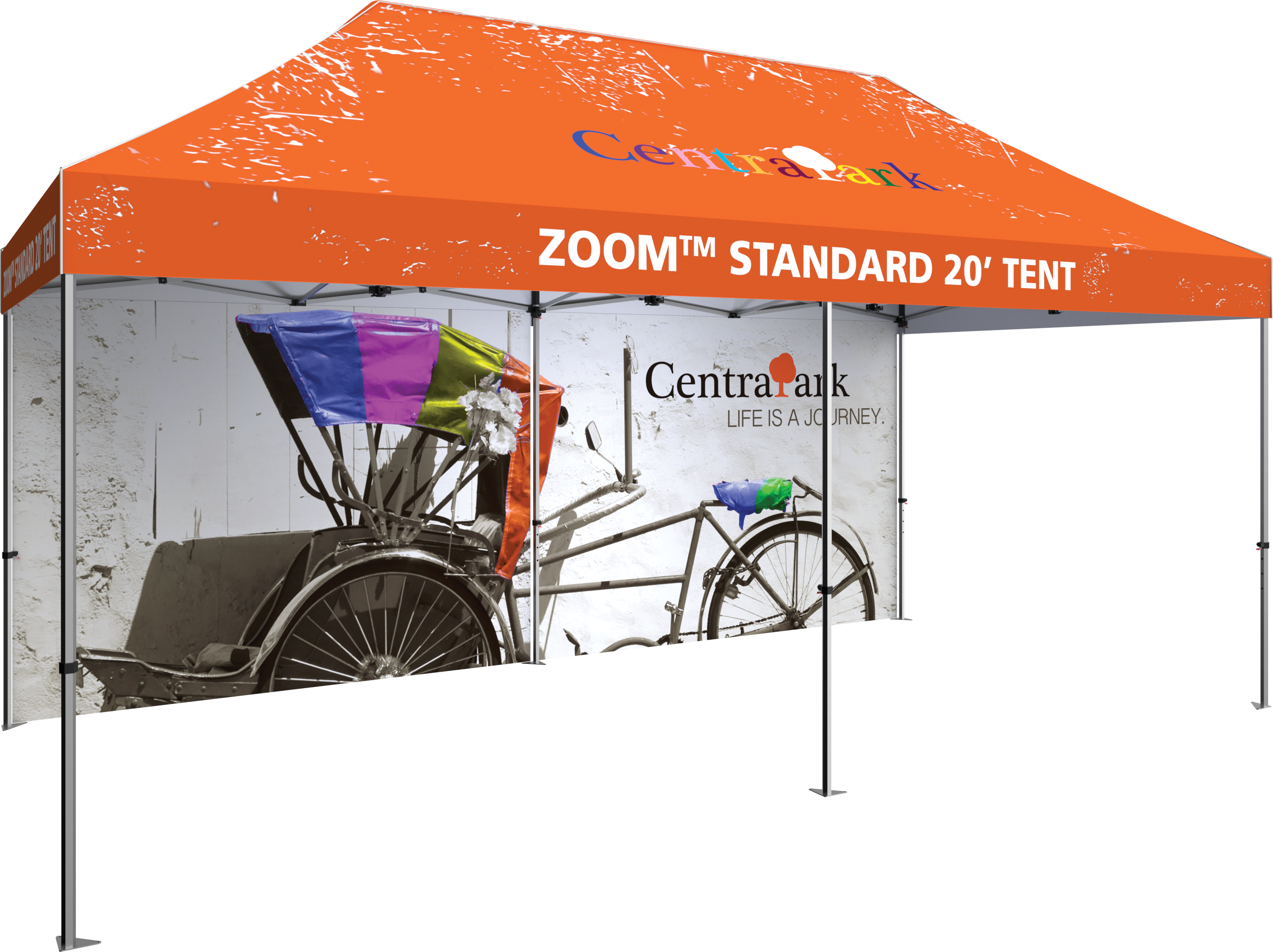 Zoom Standard 20' Popup Tent Full Wall Only