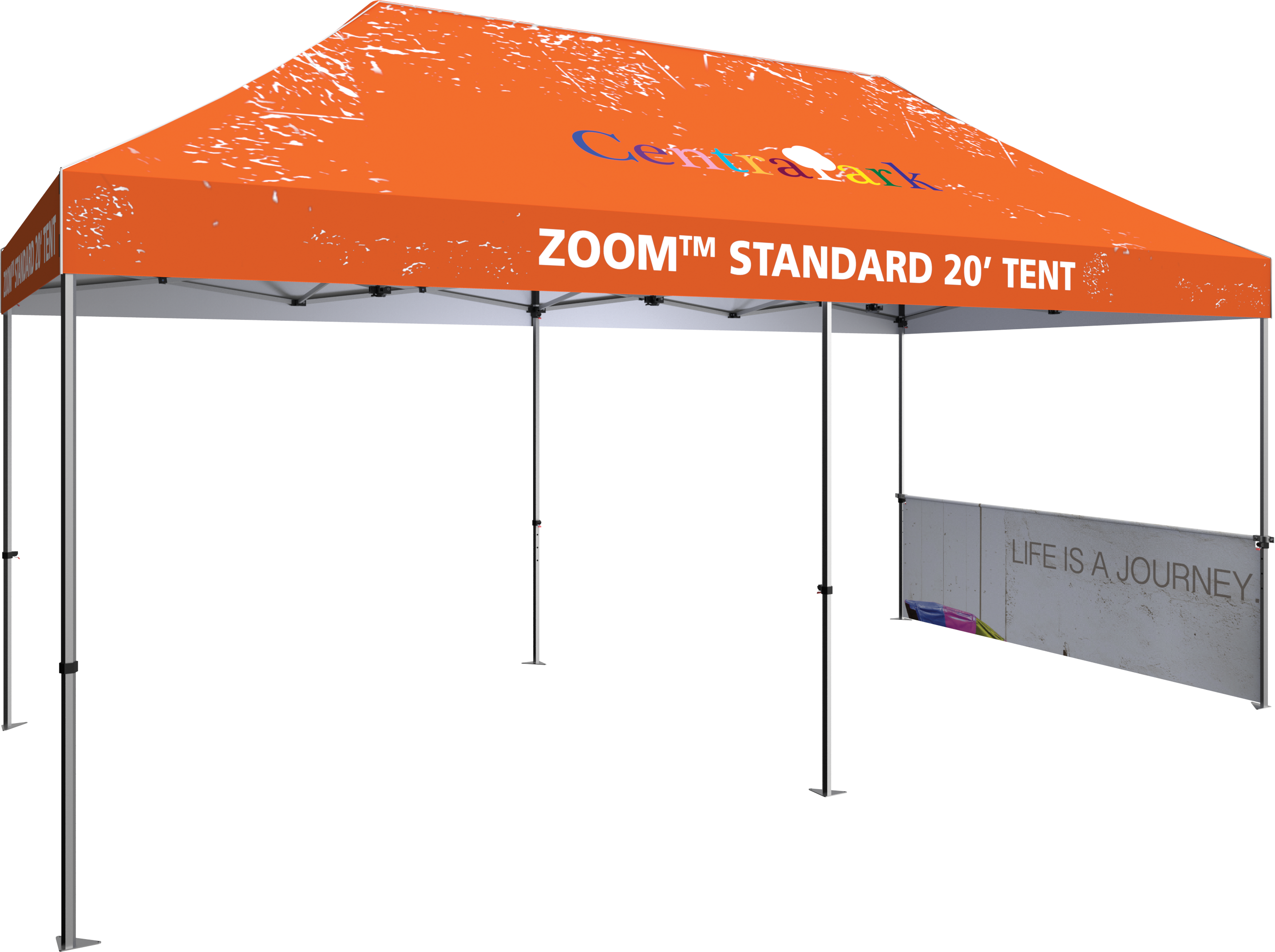 Zoom Standard 20' Popup Tent Half Wall Kit Only